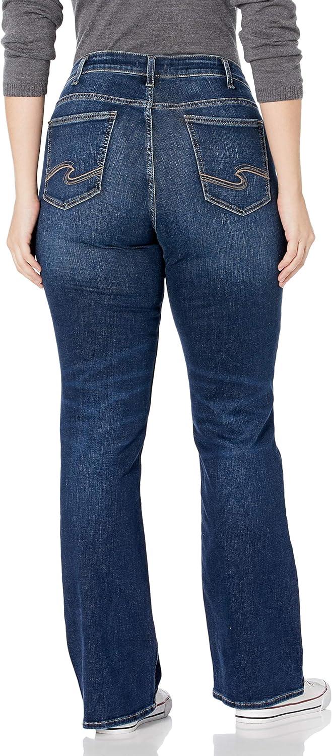 image:imageSilver Jeans Co Womens Plus Size Suki Mid Rise Slim Bootcut JeansVintage Dark Wash