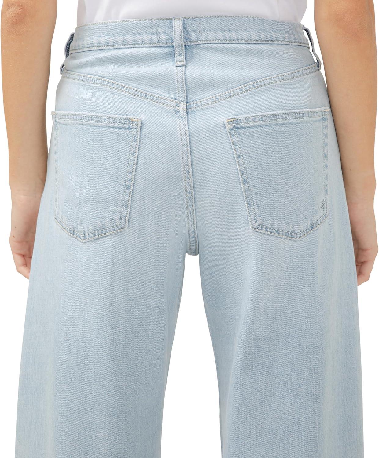 image:imageSilver Jeans Co Womens Standard and Plus Size Be Easy Straight Leg Drawstring Jeans Light WashLight Wash