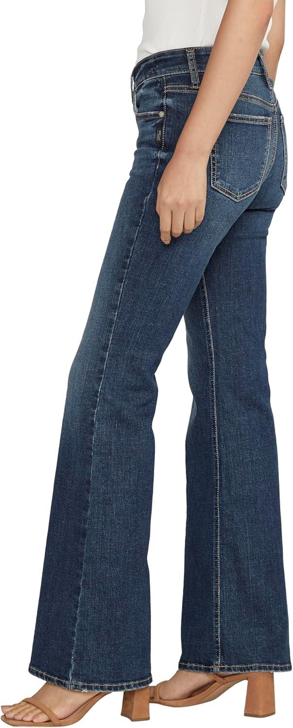 image:imageSilver Jeans Co Womens Suki Mid Rise Curvy Fit Flare Leg JeansIndigo