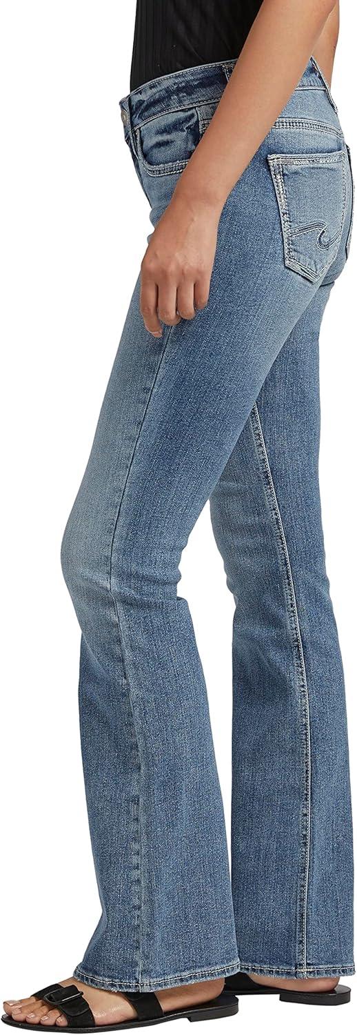 image:imageSilver Jeans Co Womens Suki Mid Rise Curvy Fit Indigo Wash Bootcut JeansMed Wash Ekc297