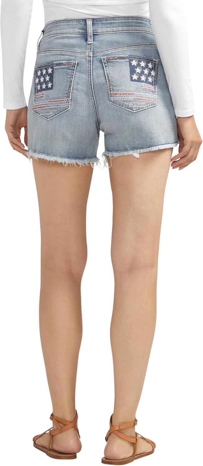 image:imageSilver Jeans Co Womens Suki Mid Rise Curvy Fit ShortIndigo