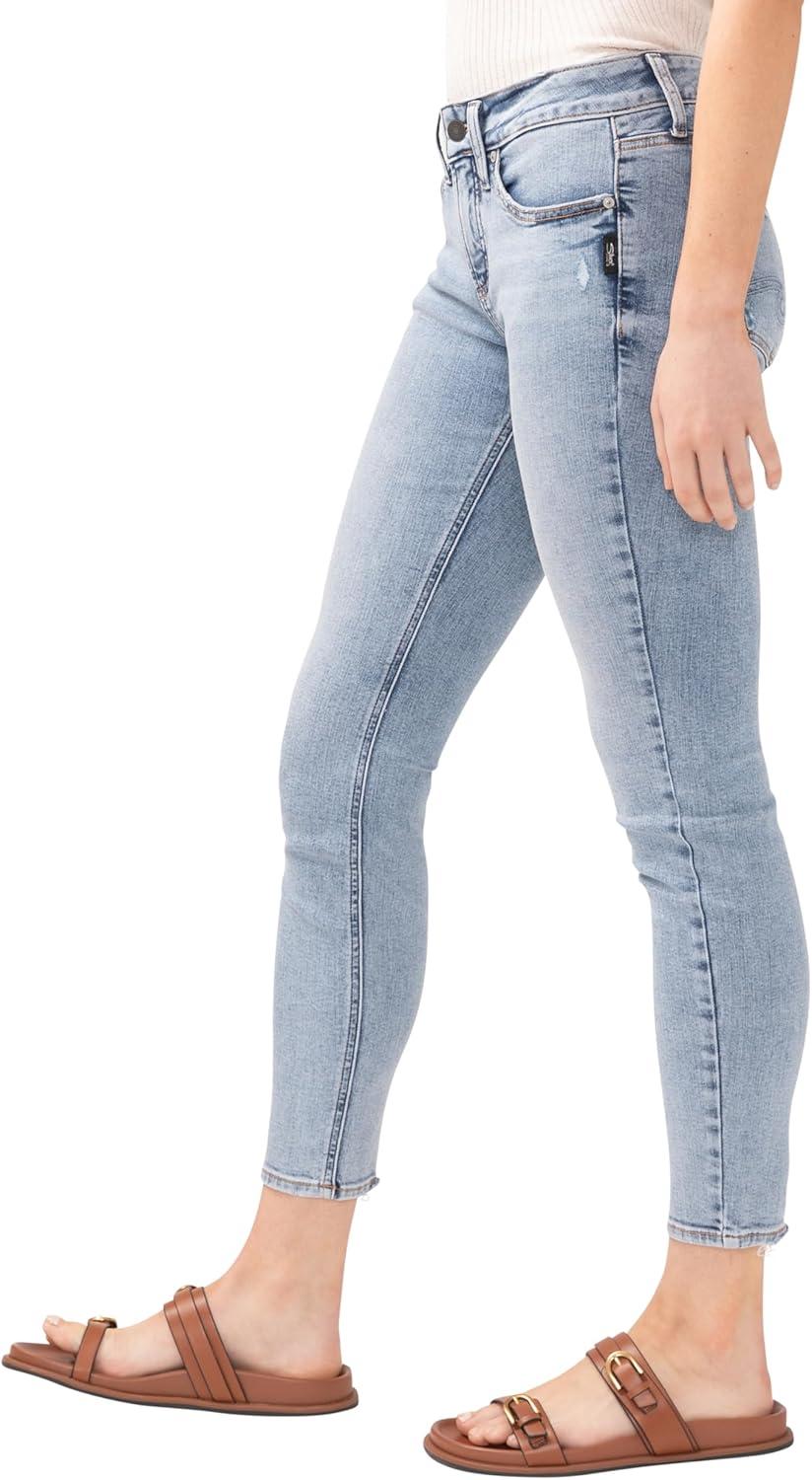 image:imageSilver Jeans Co Womens Suki Mid Rise Curvy Fit Skinny JeansBoogie