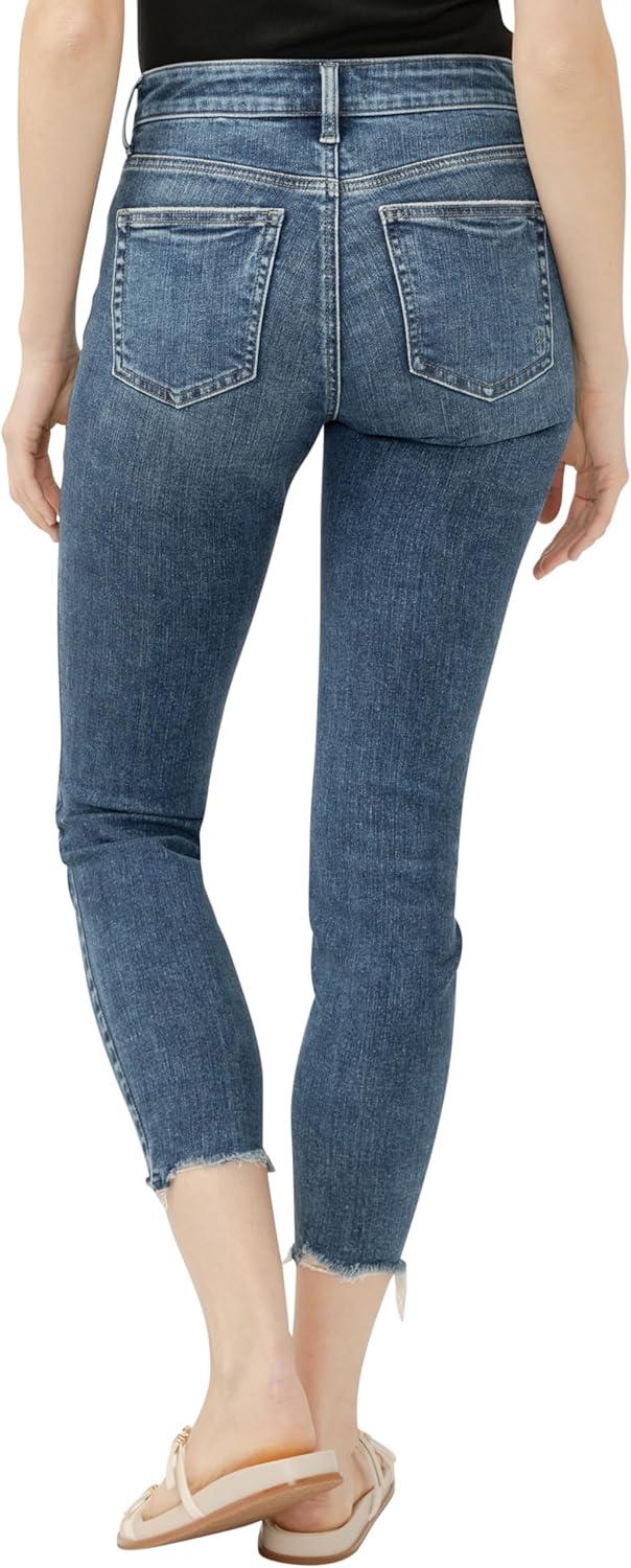 image:imageSilver Jeans Co Womens Suki Mid Rise Curvy Fit Skinny JeansMed Indigo