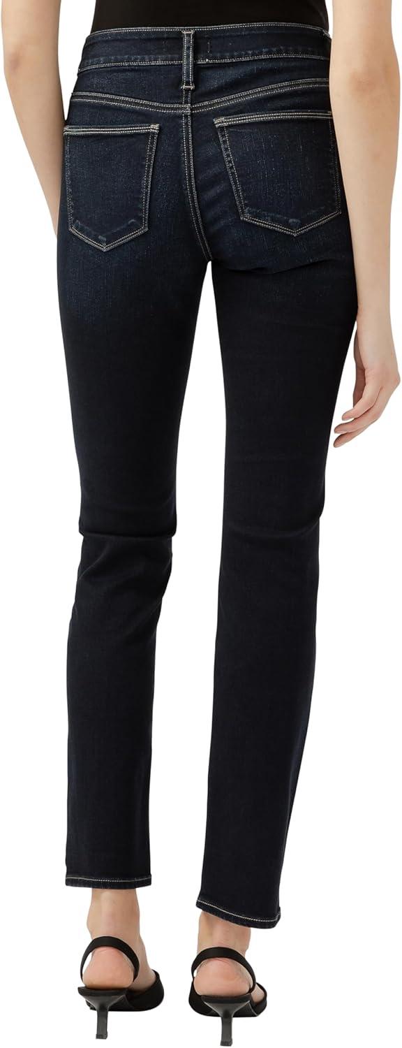 image:imageSilver Jeans Co Womens Suki Mid Rise Curvy Fit Straight Leg JeansDark Wash