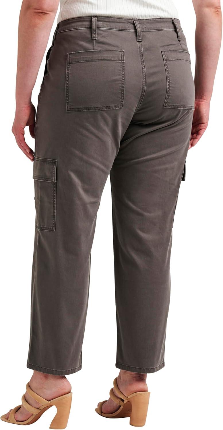 image:imageSilver Jeans Co Womens Suki Mid Rise Curvy Fit Straight Leg JeansGrey