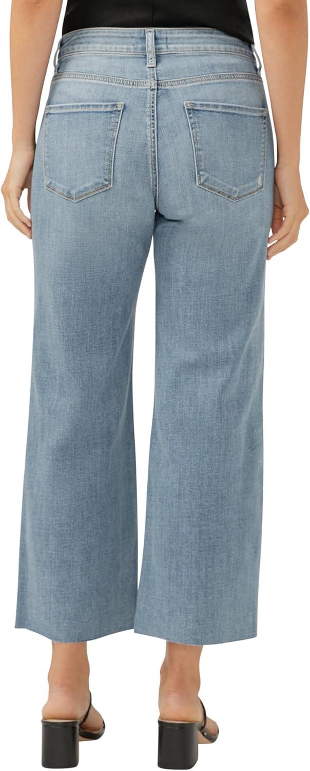 image:imageSilver Jeans Co Womens Suki Mid Rise Curvy Fit Wide Leg JeansLuxe Stretch Indigo