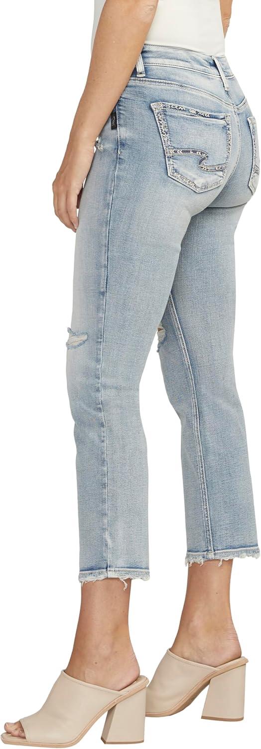 image:imageSilver Jeans Co Womens Suki Mid Rise CurvyMed Wash Cvs266