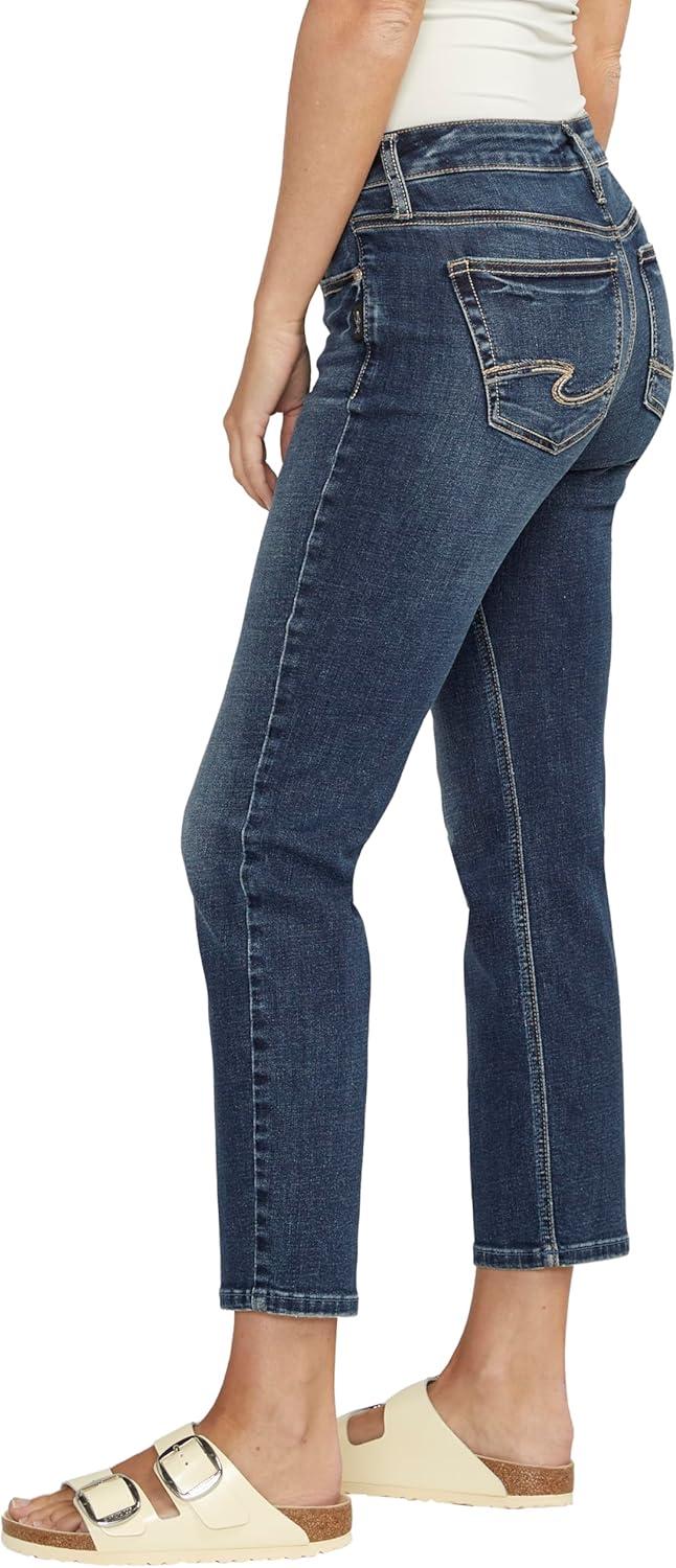 image:imageSilver Jeans Co Womens Suki Mid Rise CurvyMed Wash Cvs376
