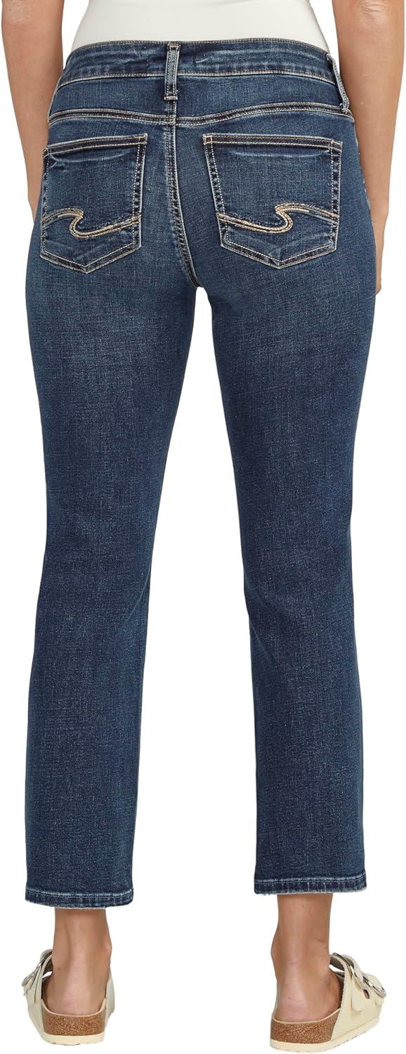 image:imageSilver Jeans Co Womens Suki Mid Rise CurvyMed Wash Cvs376