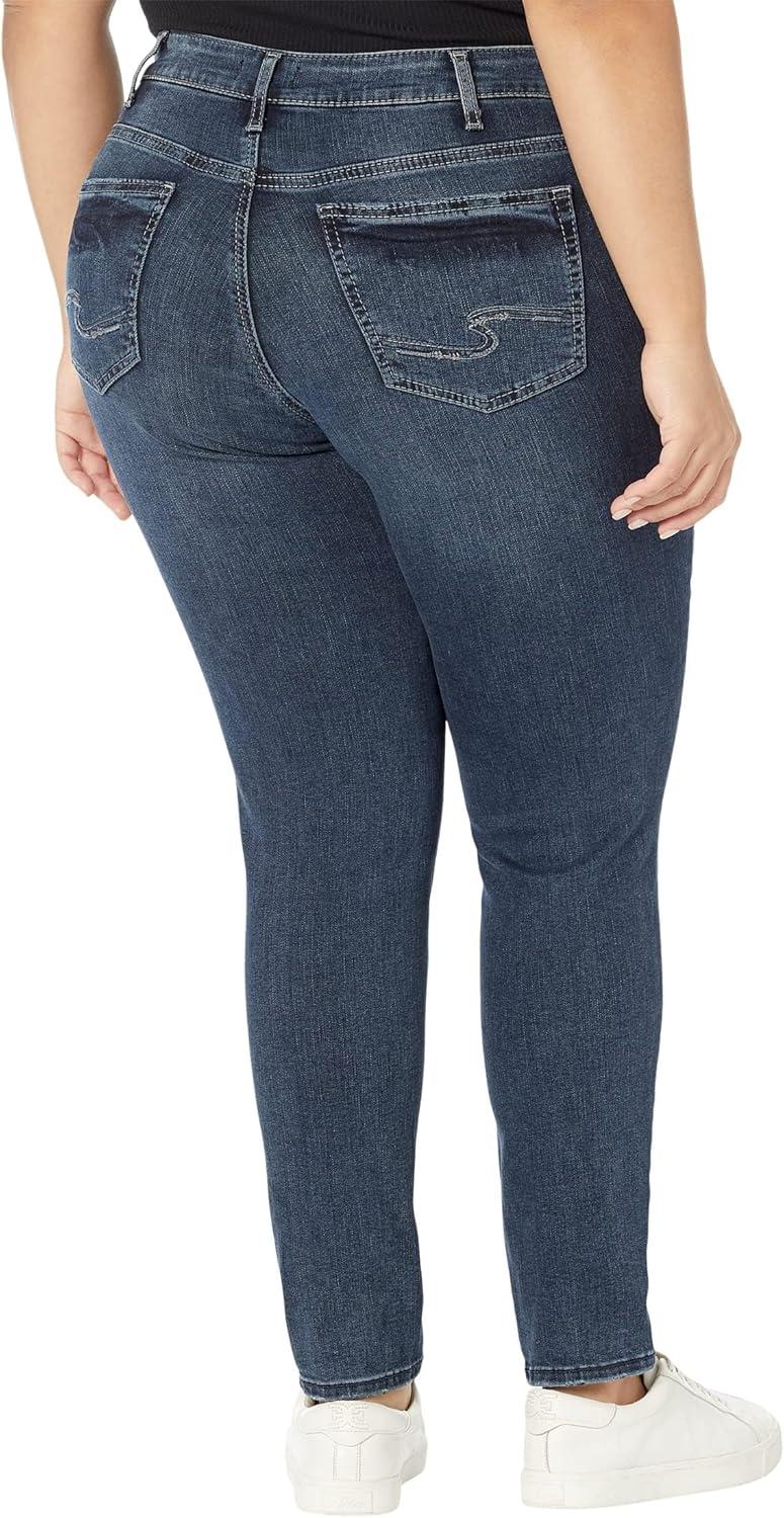 image:imageSilver Jeans Co Womens Suki Mid Rise Skinny Leg Luxe Stretch JeansDark Wash Edb438
