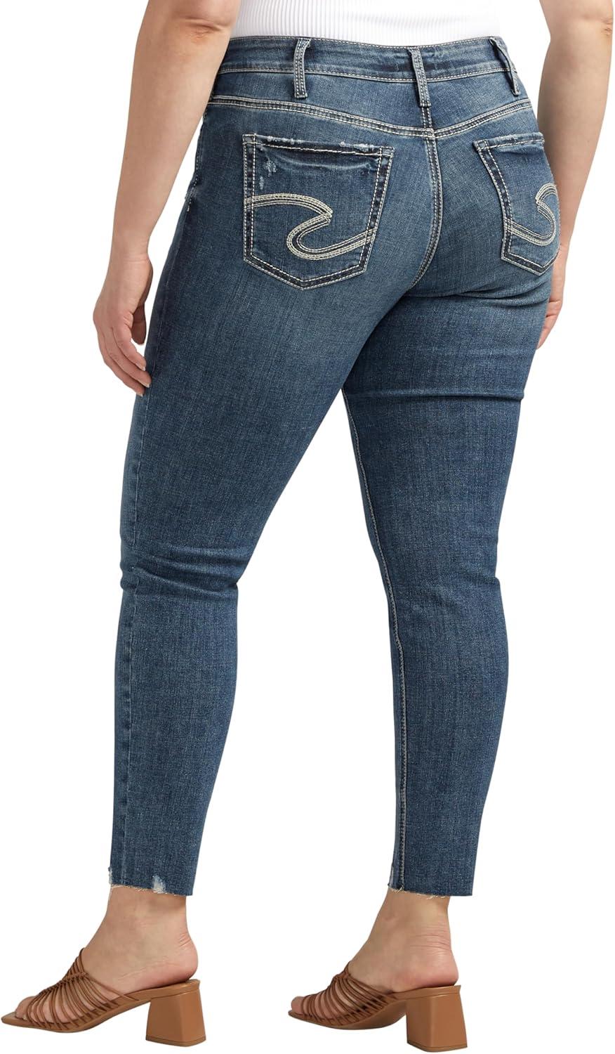 image:imageSilver Jeans Co Womens Suki Mid Rise Skinny Leg Luxe Stretch JeansIndigo