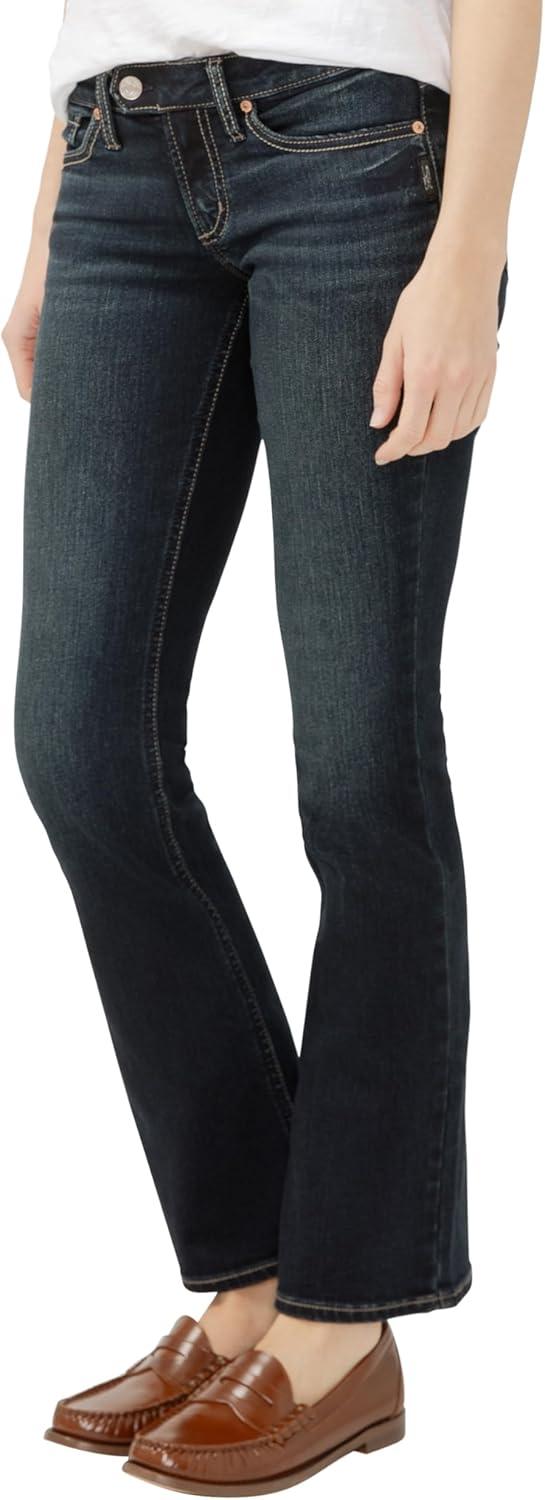 image:imageSilver Jeans Co Womens Tuesday Low Rise Slim Bootcut JeansDark Wash