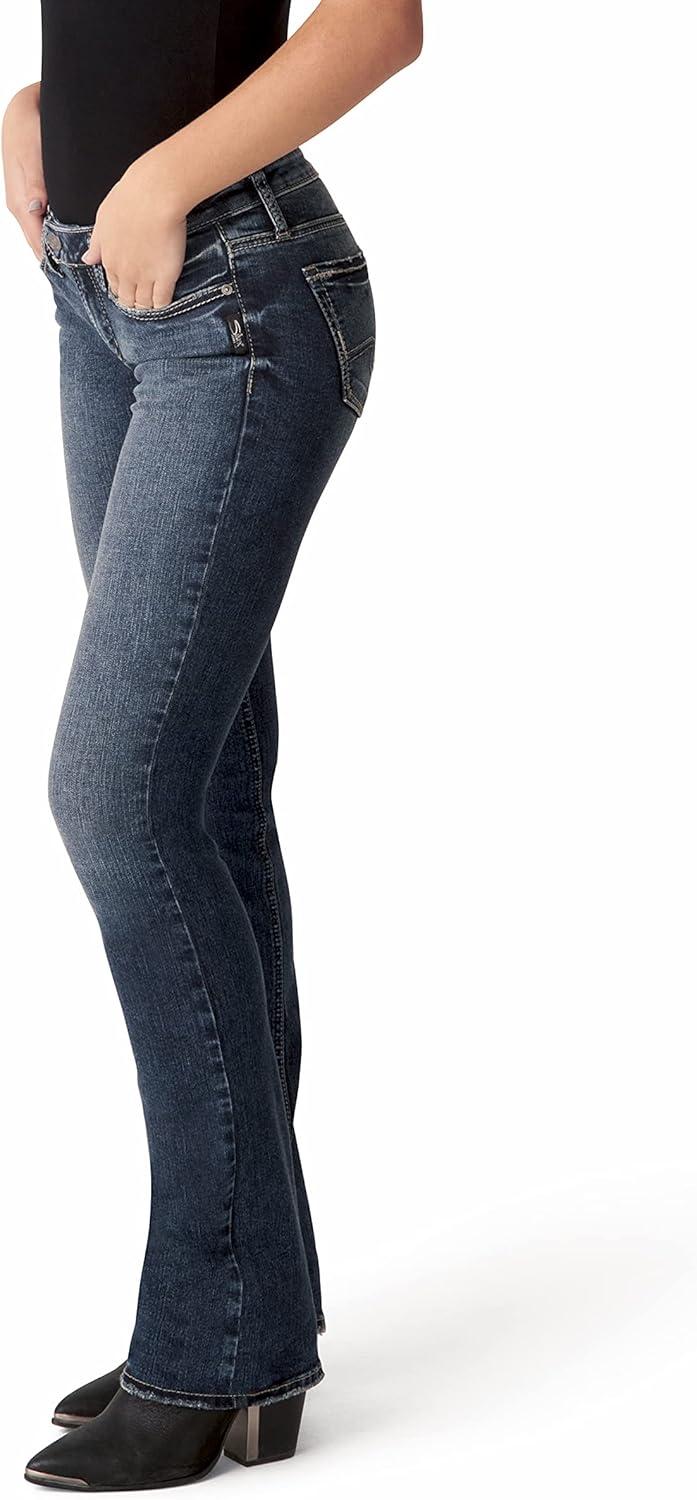 image:imageSilver Jeans Co Womens Tuesday Low Rise Slim Bootcut JeansDark Wash Egx357