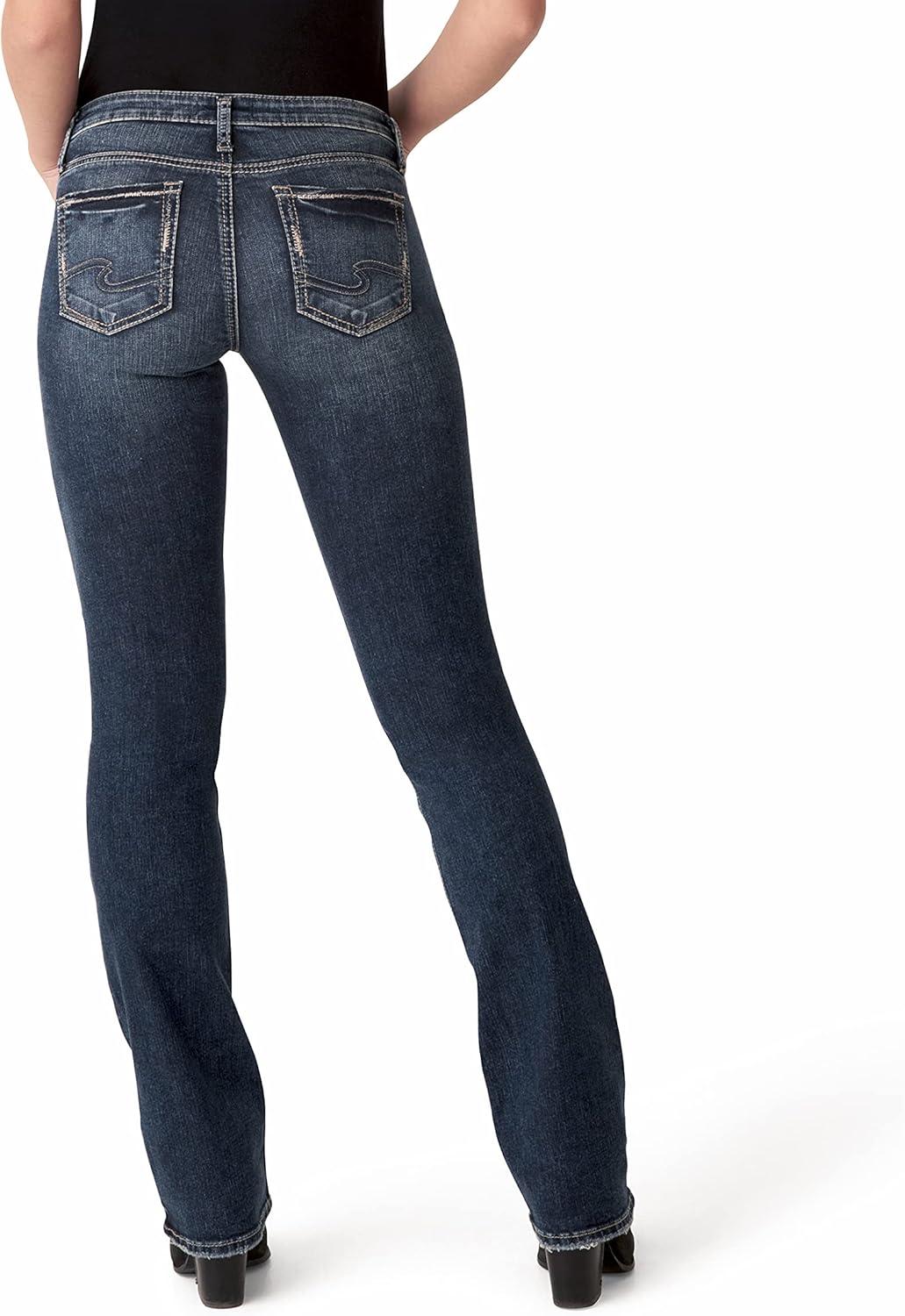 image:imageSilver Jeans Co Womens Tuesday Low Rise Slim Bootcut JeansDark Wash Egx357