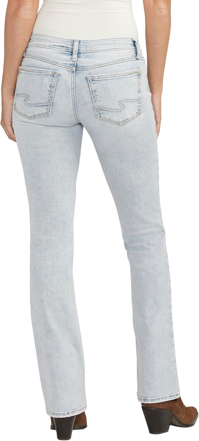 image:imageSilver Jeans Co Womens Tuesday Low Rise Slim Bootcut JeansLight Wash Ecf150