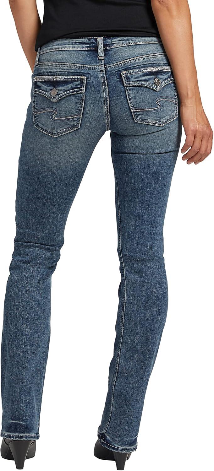image:imageSilver Jeans Co Womens Tuesday Low Rise Slim Bootcut JeansMed Wash Edb370