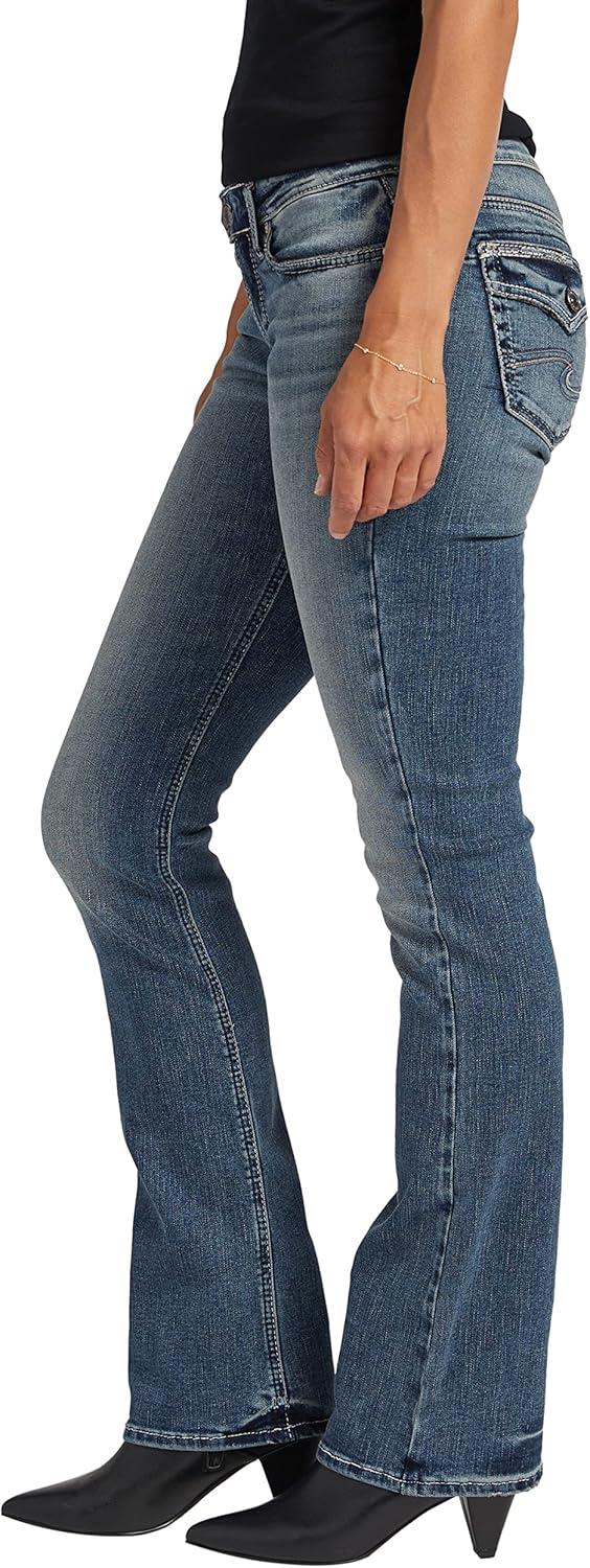 image:imageSilver Jeans Co Womens Tuesday Low Rise Slim Bootcut JeansMed Wash Edb370