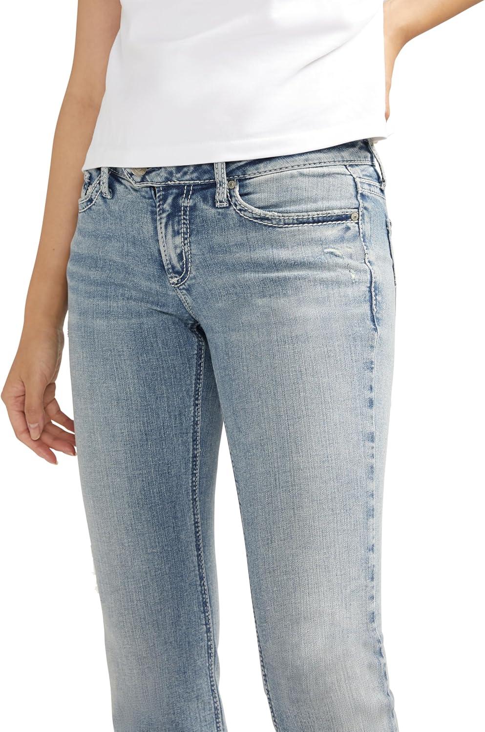 image:imageSilver Jeans Co Womens Tuesday Low Rise Slim Bootcut JeansMed Wash Scv213