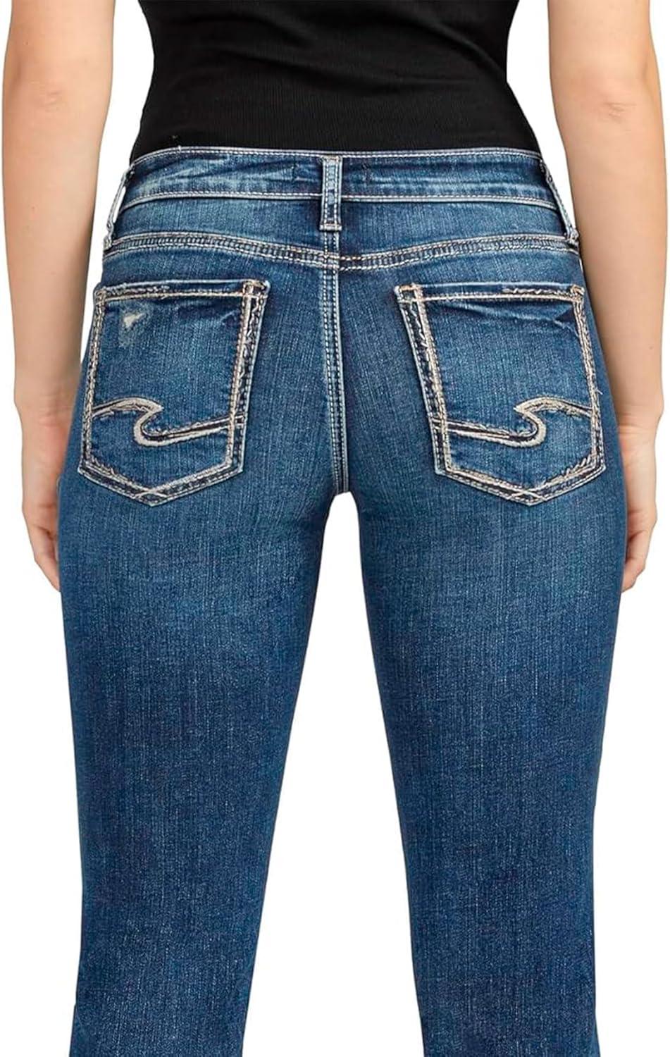 image:imageSilver Jeans Co Womens Tuesday Low Rise Slim Bootcut JeansMed Wash Scv305