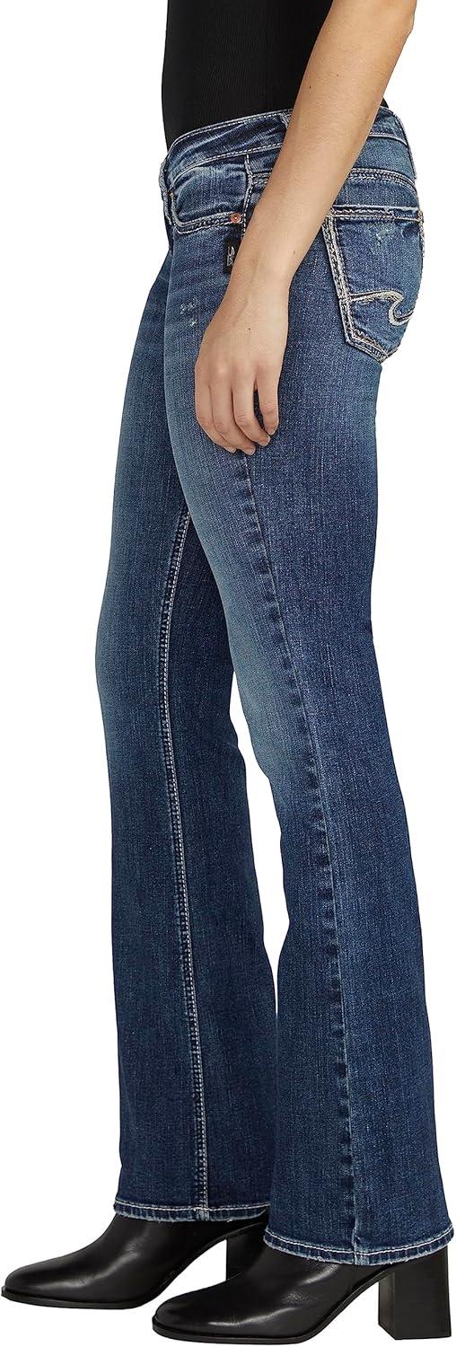 image:imageSilver Jeans Co Womens Tuesday Low Rise Slim Bootcut JeansMed Wash Scv305