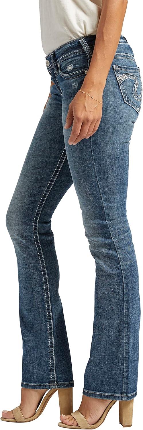 image:imageSilver Jeans Co Womens Tuesday Low Rise Slim Bootcut JeansMed Wash Sjl245