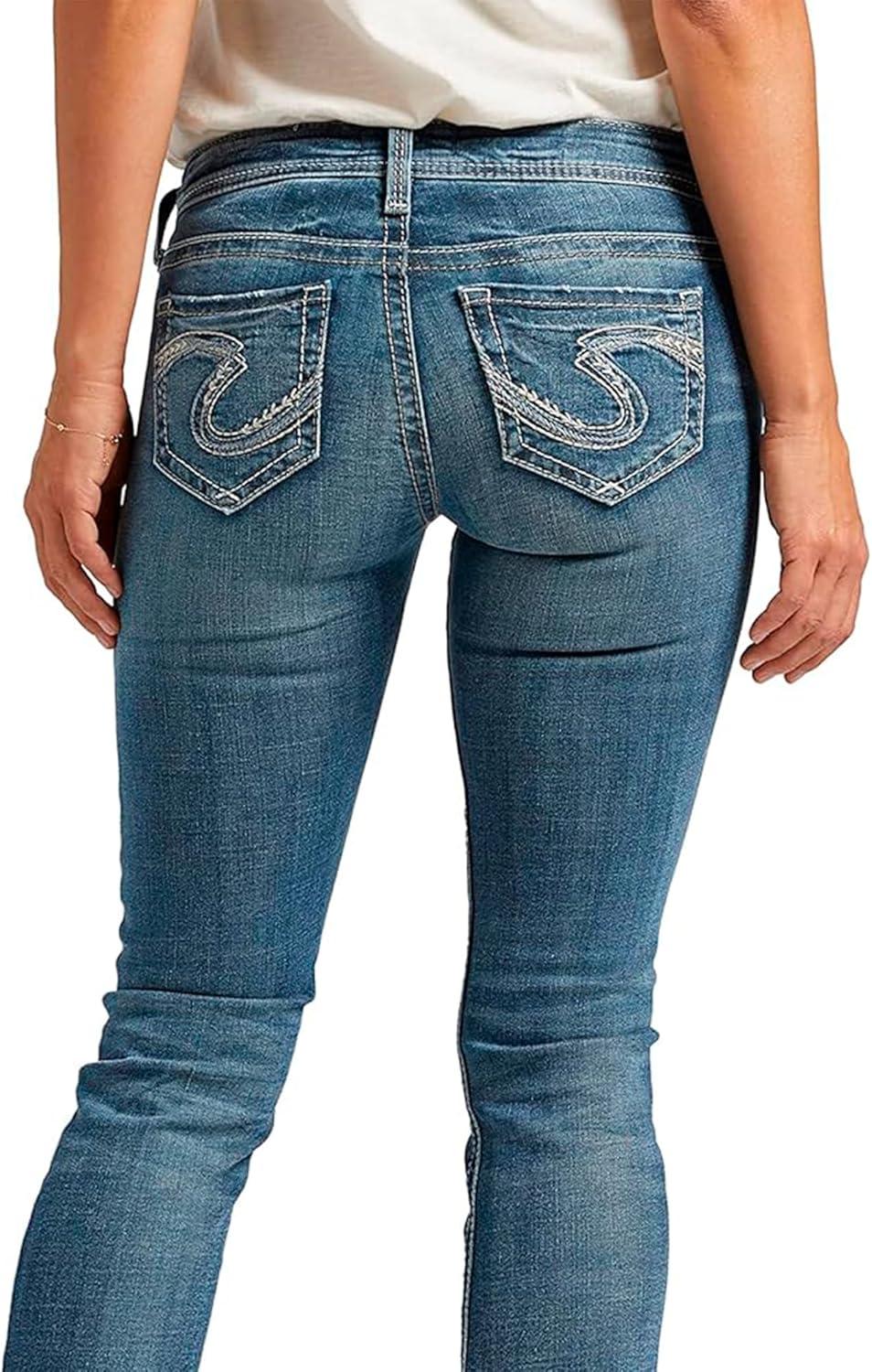 image:imageSilver Jeans Co Womens Tuesday Low Rise Slim Bootcut JeansMed Wash Sjl245