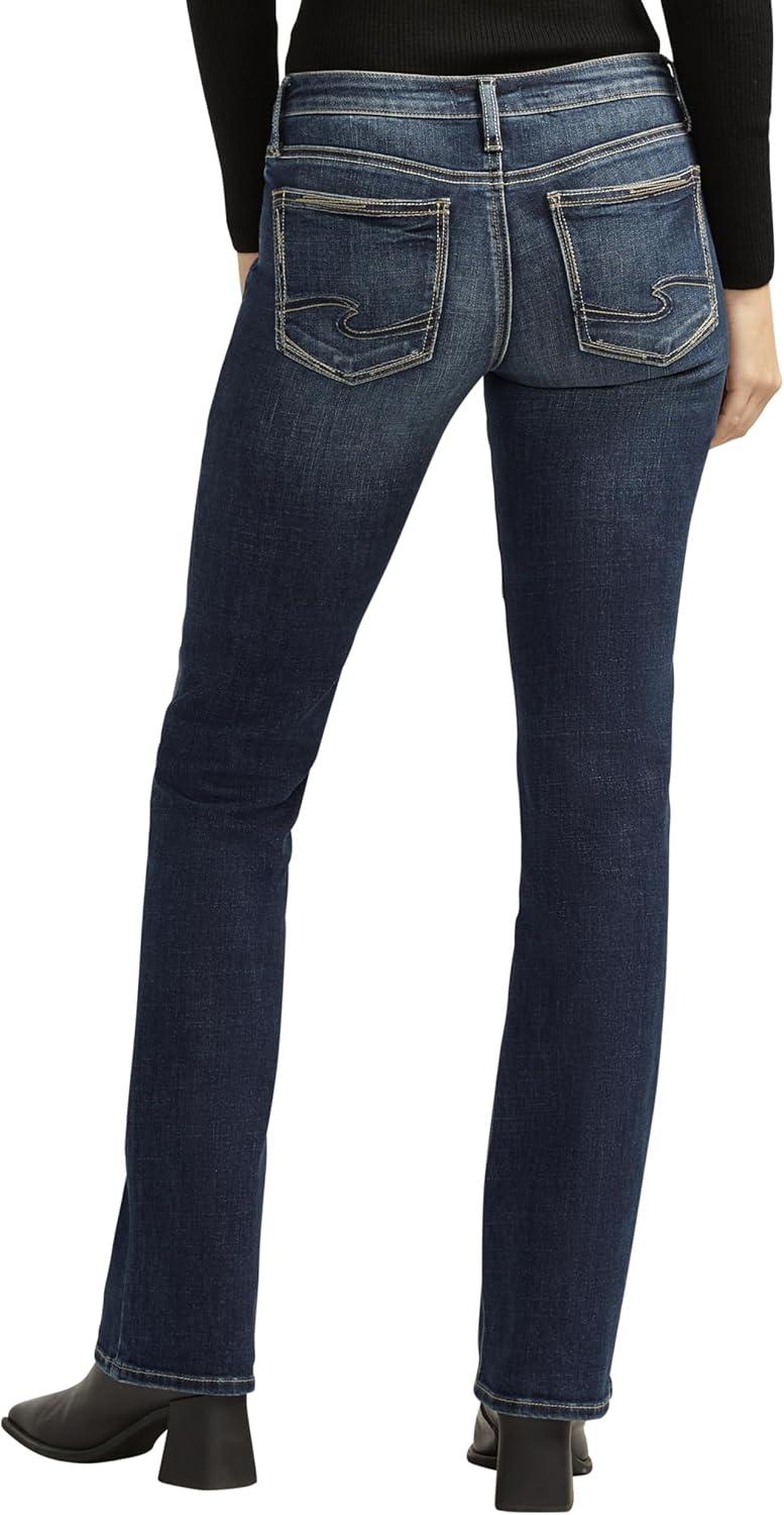image:imageSilver Jeans Co Womens Tuesday Low Rise Slim Bootcut JeansMedium Indigo Wash