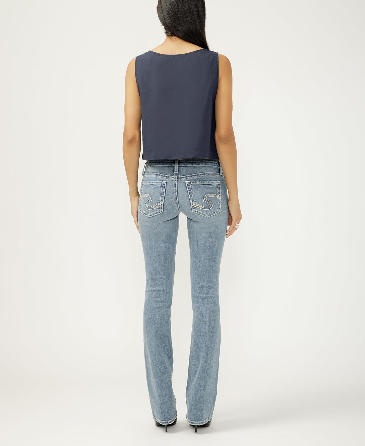 image:imageSilver Jeans Co Womens Tuesday Low Rise Slim Bootcut JeansMothers Beach