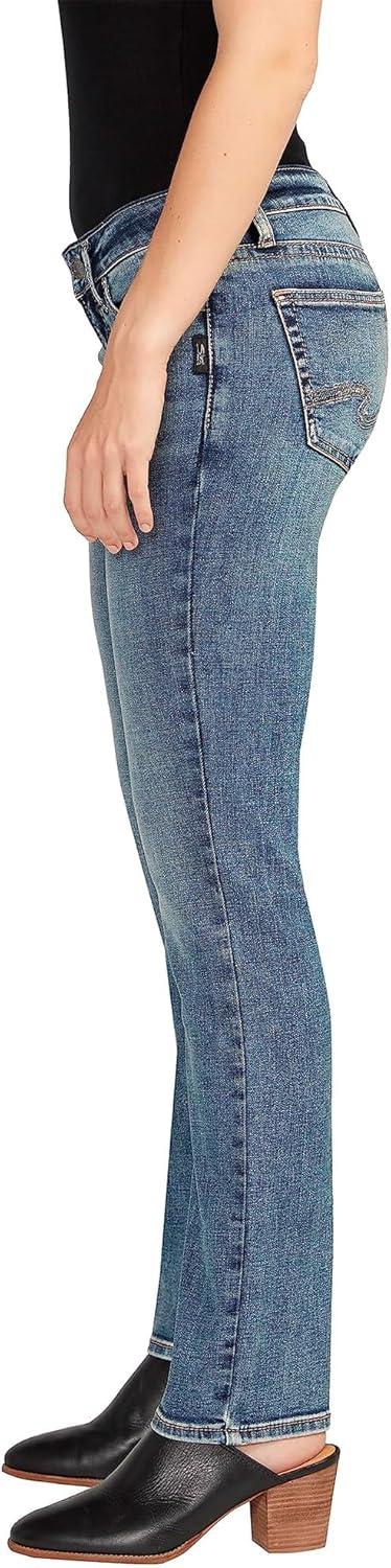 image:imageSilver Jeans Co Womens Tuesday Low Rise Straight Leg Jeans
