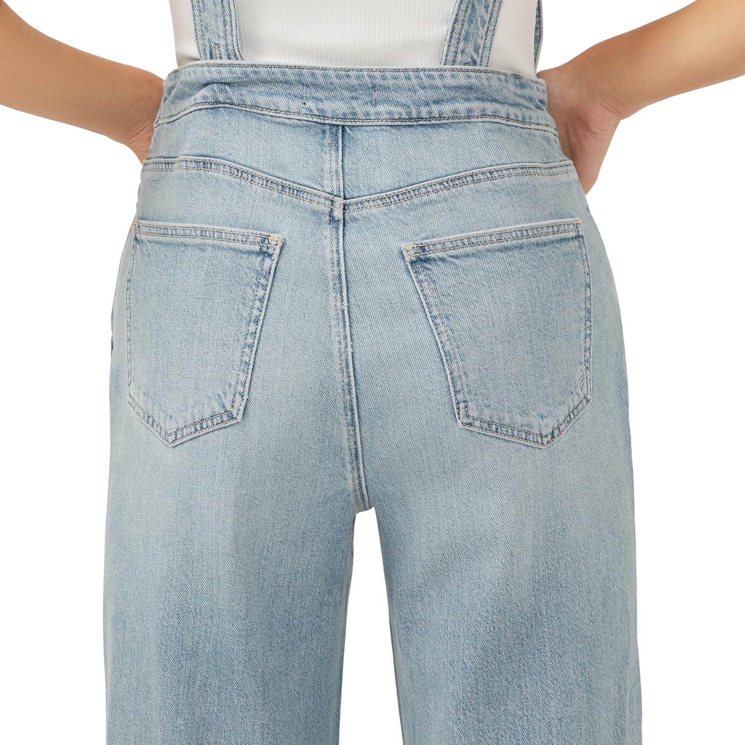 image:imageSilver Jeans Co Womens Wide Leg Overall JeansIndigo