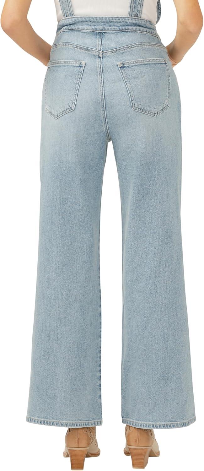 image:imageSilver Jeans Co Womens Wide Leg Overall JeansIndigo