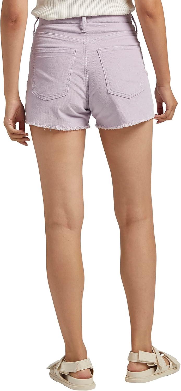 image:imageSilver Jeans Co Womens Womens Highly Desirable High Rise ShortLavender