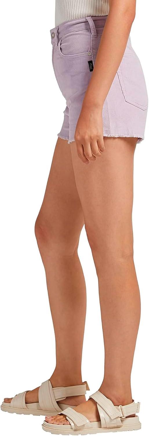 image:imageSilver Jeans Co Womens Womens Highly Desirable High Rise ShortLavender