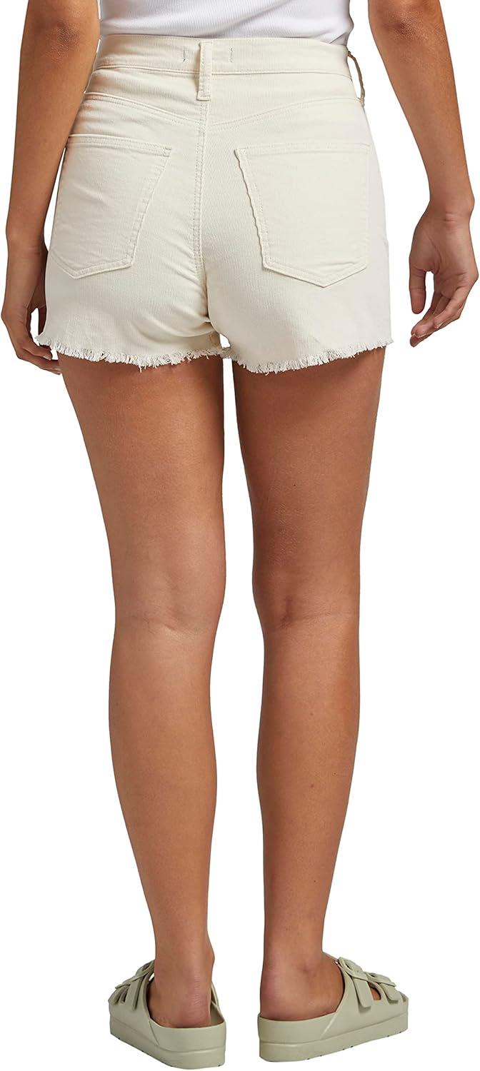image:imageSilver Jeans Co Womens Womens Highly Desirable High Rise ShortOffwhite