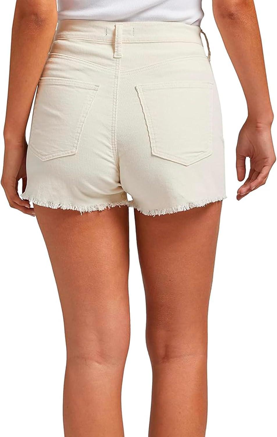 image:imageSilver Jeans Co Womens Womens Highly Desirable High Rise ShortOffwhite