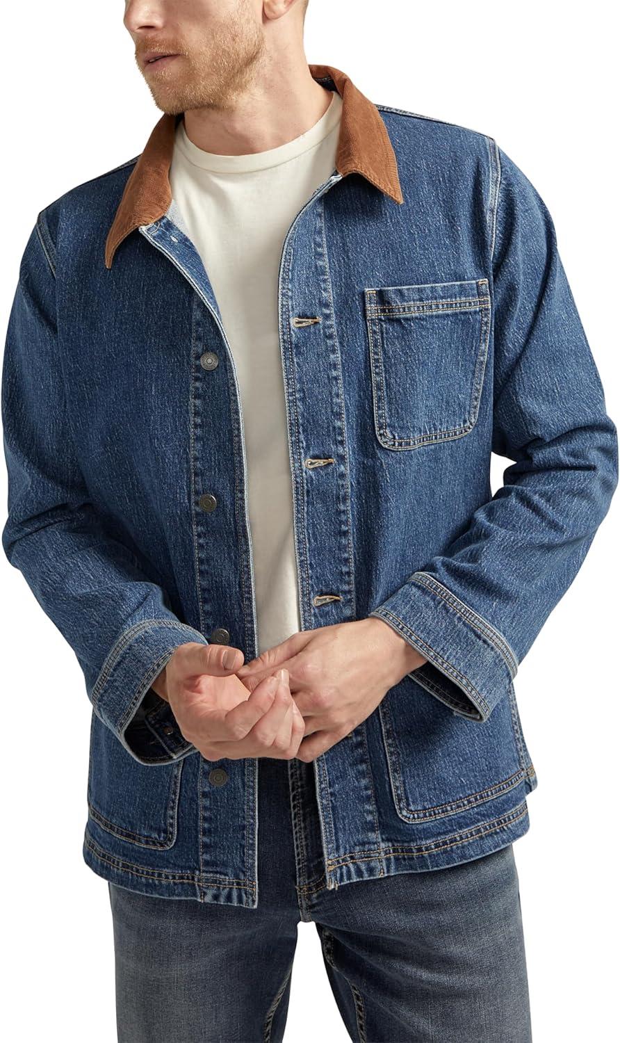 image:imageSilver Jeans Co mens Denim JacketChore Dark Wash
