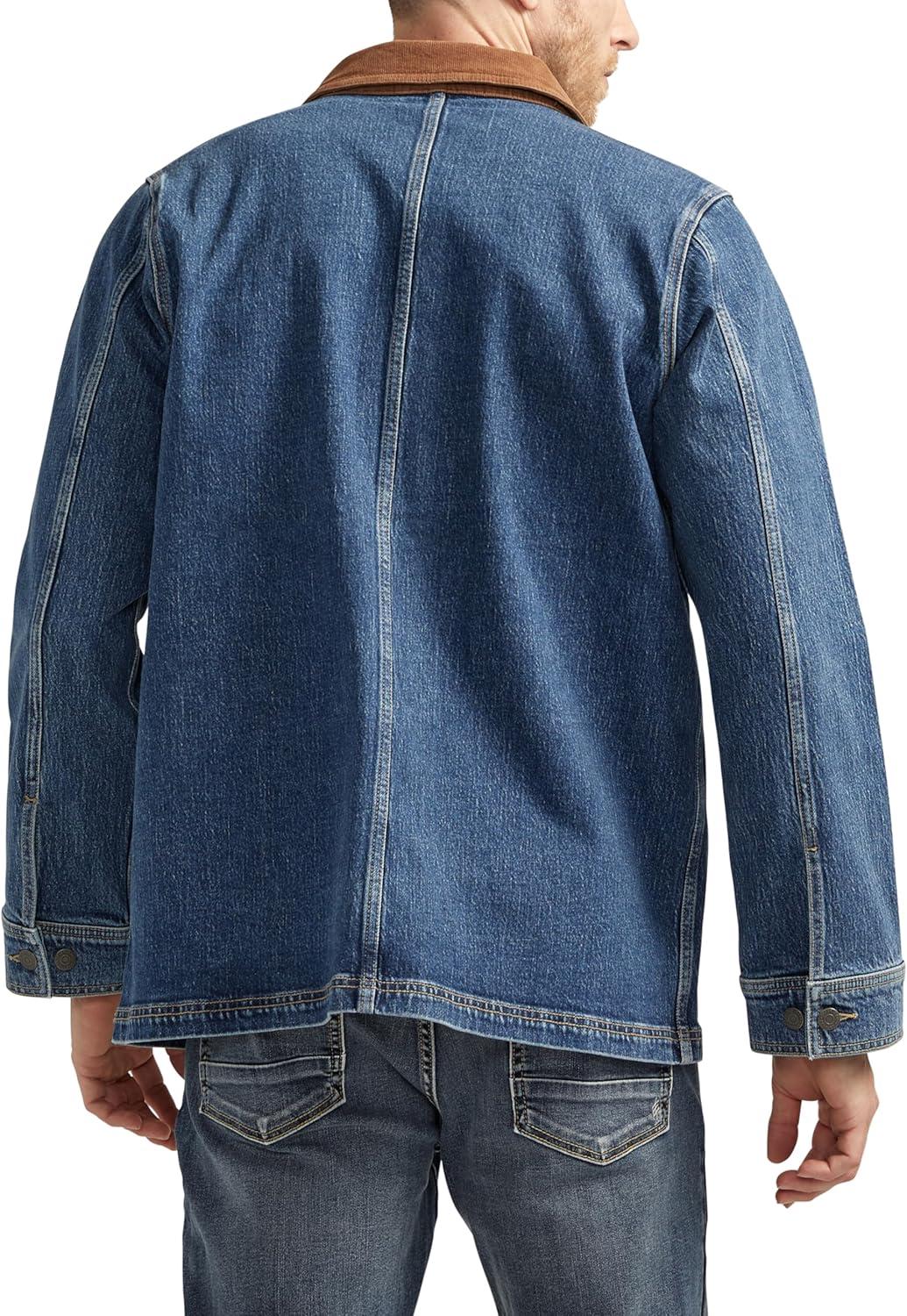image:imageSilver Jeans Co mens Denim JacketChore Dark Wash