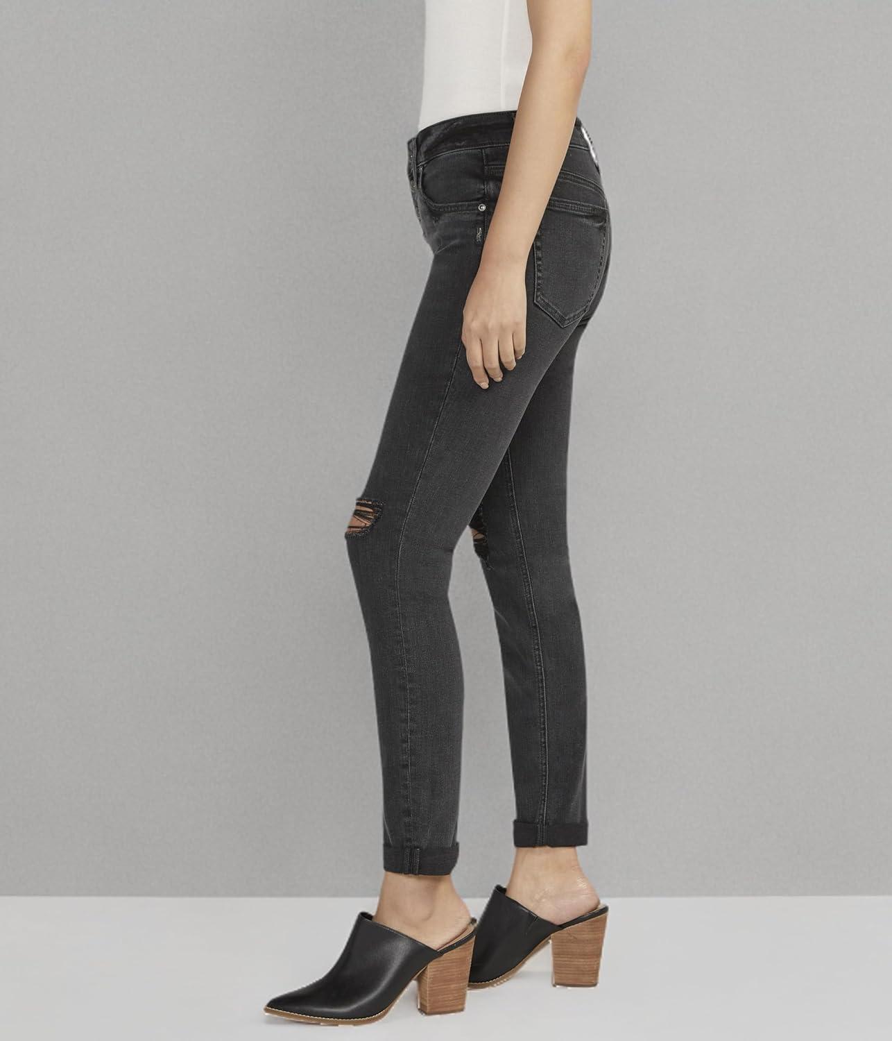 image:imageSilver JeansWomens Sam Relaxed Boyfriend Fit JeanDark Wash Abs538