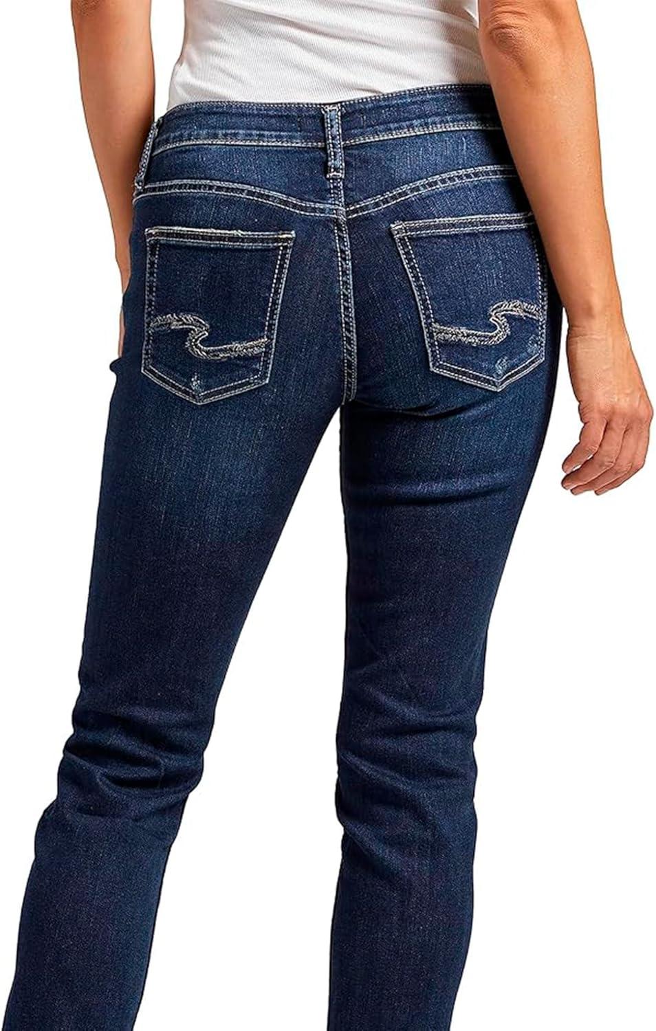 image:imageSilver JeansWomens Sam Relaxed Boyfriend Fit JeanDeep Dark Indigo Wash