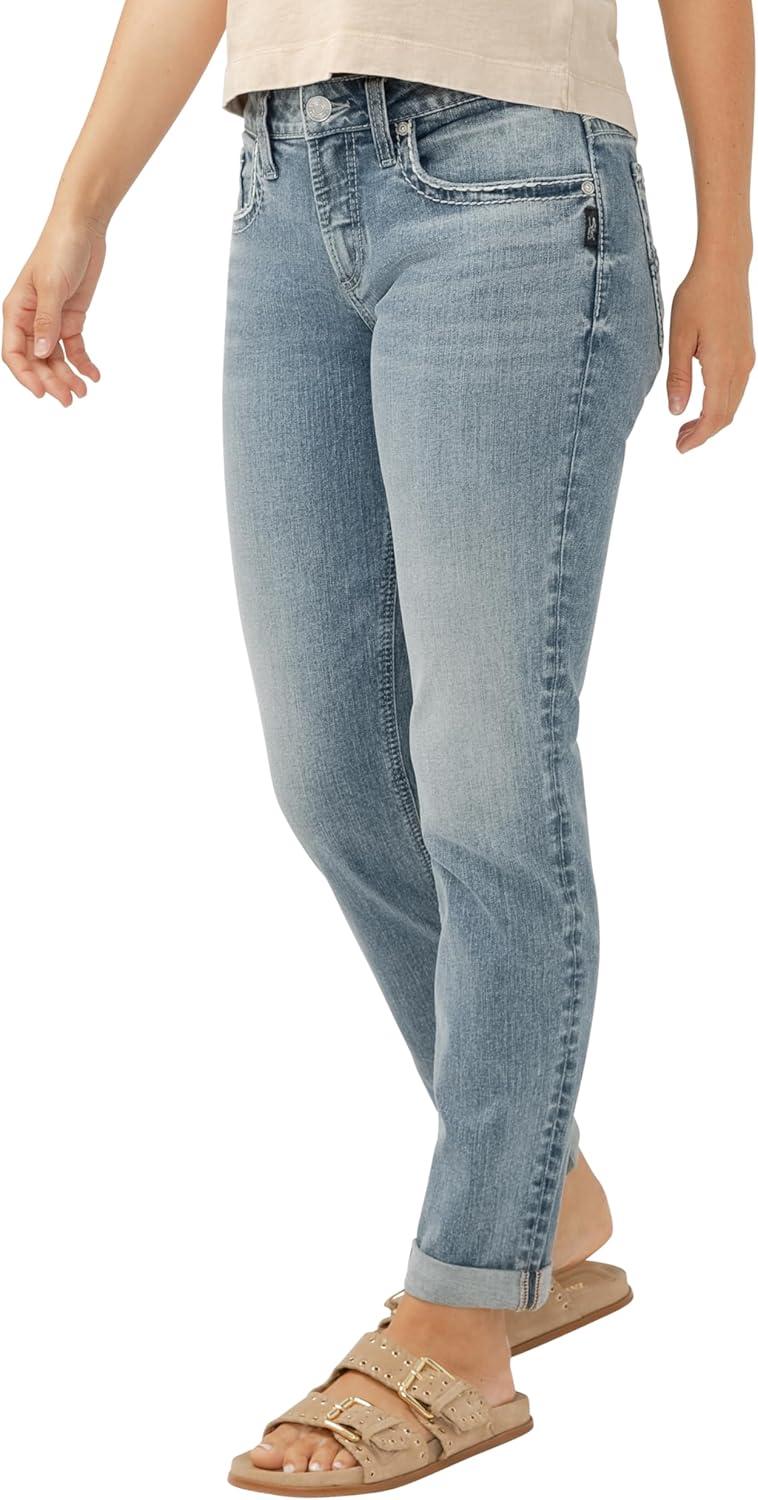 image:imageSilver JeansWomens Sam Relaxed Boyfriend Fit JeanIndigo