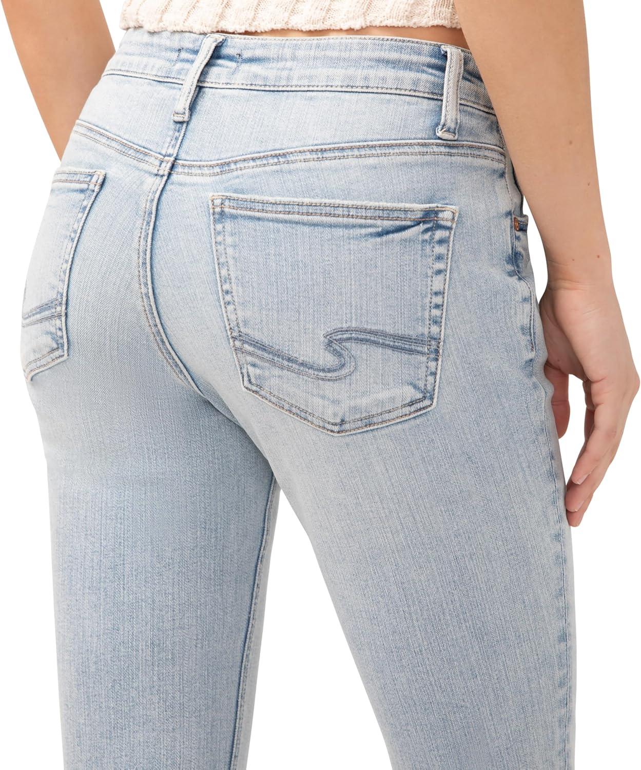 image:imageSilver JeansWomens Sam Relaxed Boyfriend Fit JeanLight Wash
