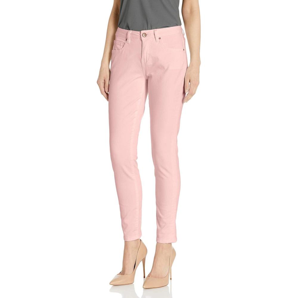 image:imageJag Jeans Womens Carter Mid Rise Girlfriend JeansConch Shell