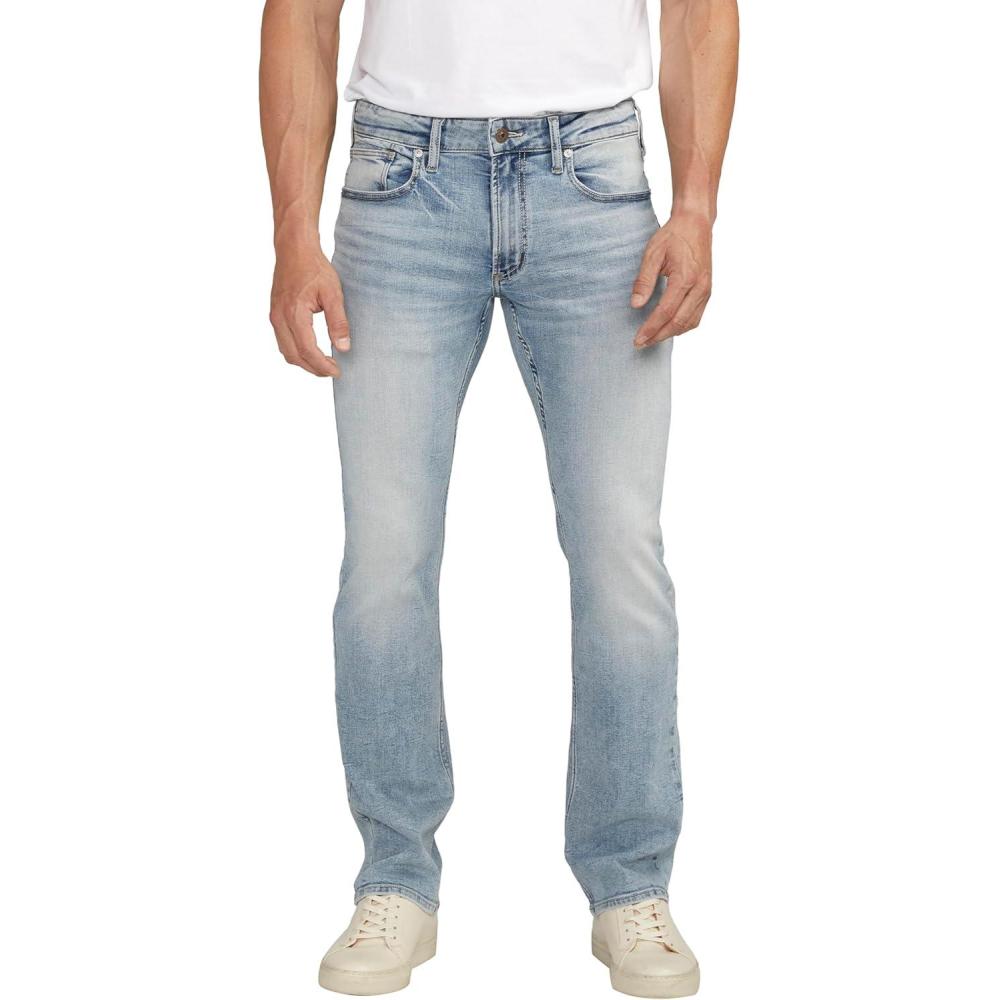 image:imageSilver Jeans Co Mens Allan Slim Fit Straight Leg JeansIndigo