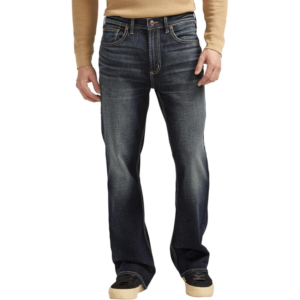 image:imageSilver Jeans Co Mens Craig Easy Fit Bootcut JeansLuxe Heritage Dark Wash