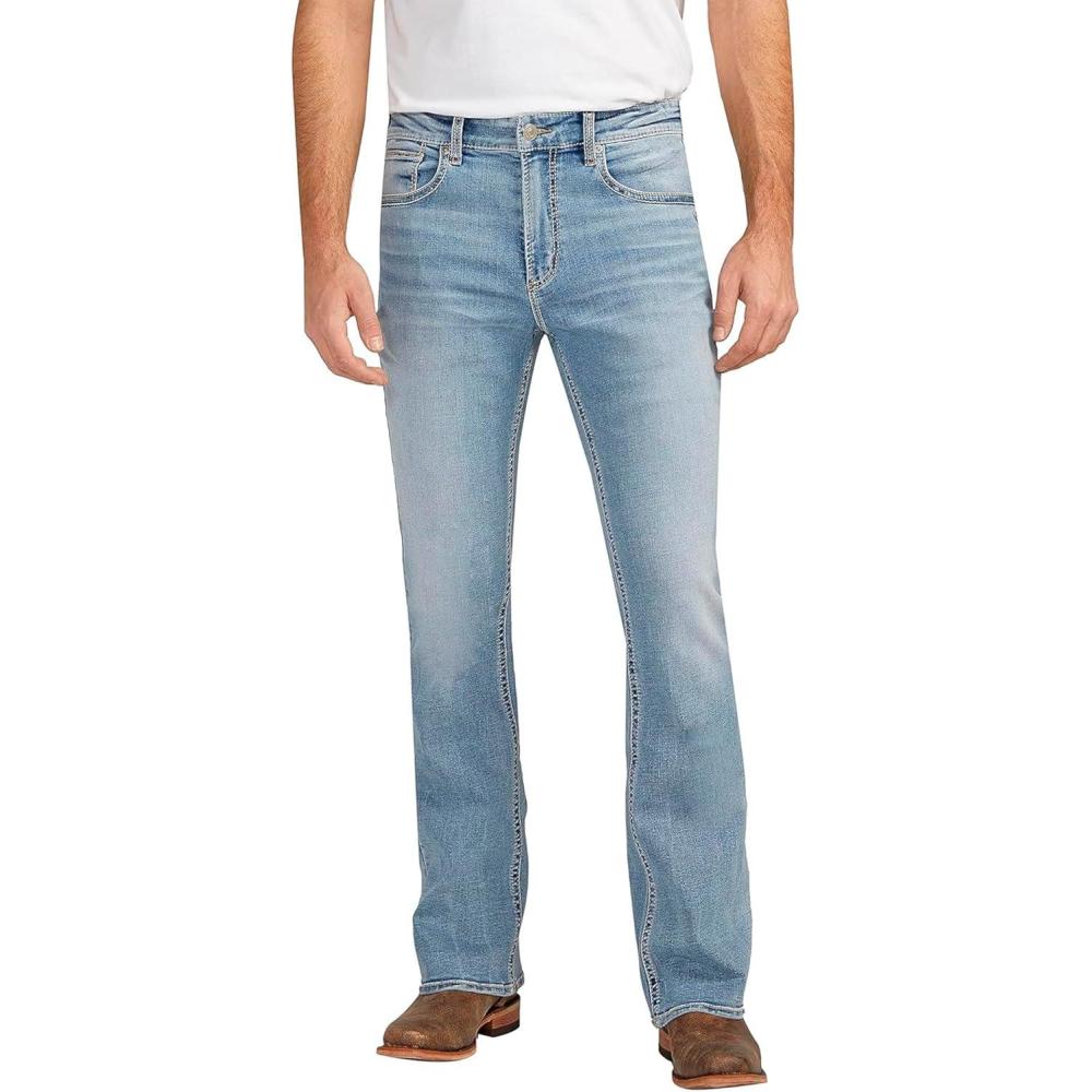 image:imageSilver Jeans Co Mens Craig Easy Fit Bootcut JeansMed Wash Ecf292