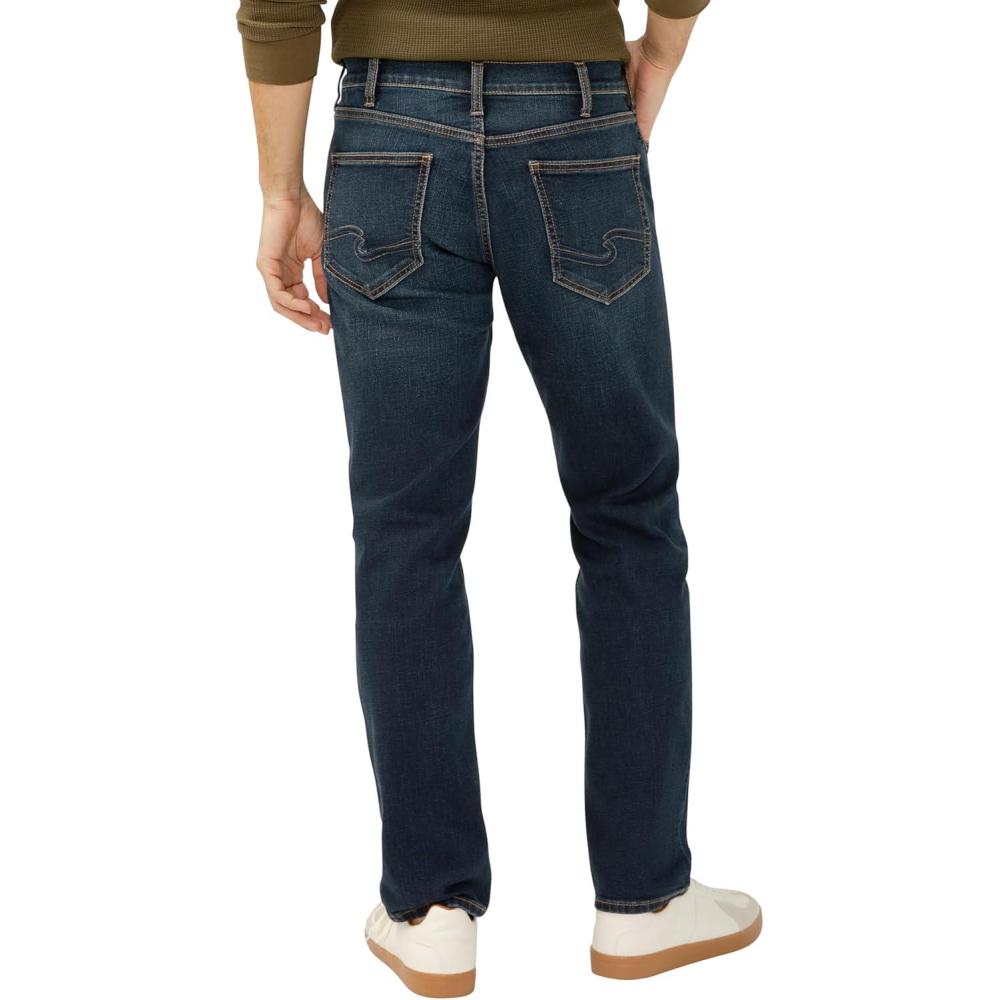 image:imageSilver Jeans Co Mens Eddie Classic Athletic Fit Tapered Leg JeansTwister