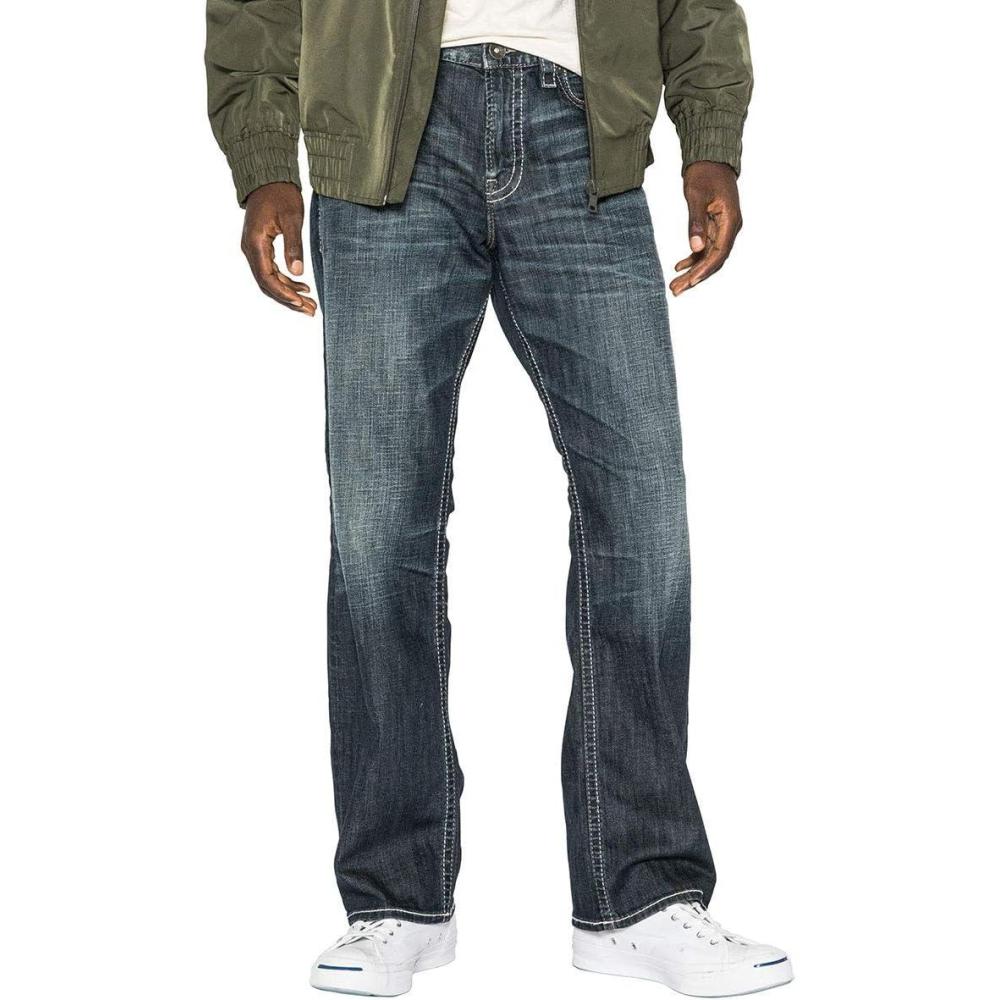 image:imageSilver Jeans Co Mens Gordie Relaxed Fit Straight Leg JeansVintage Indigo Dark Wash