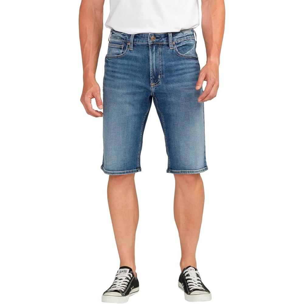 image:imageSilver Jeans Co Mens Grayson Classic Fit ShortDark Wash Ccg303