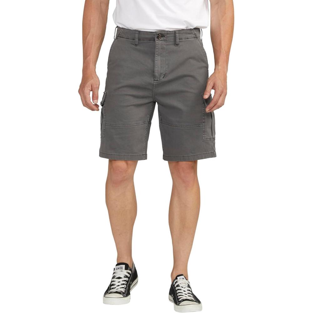 image:imageSilver Jeans Co Mens Khaki Cargo ShortsDark Grey