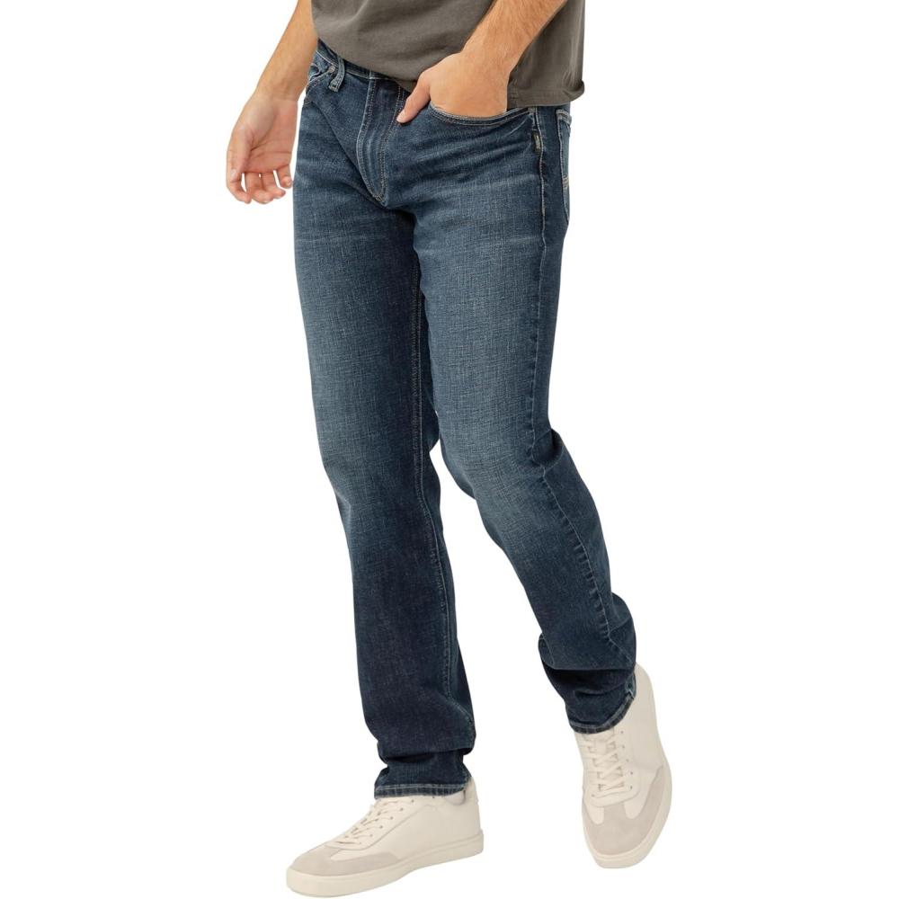 image:imageSilver Jeans Co Mens Konrad Slim Fit Slim Leg Luxe Heritage JeansLuxe Heritage Folsom